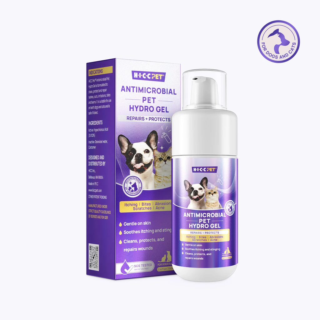 Hydro para el cuidado de heridas en Mascotas