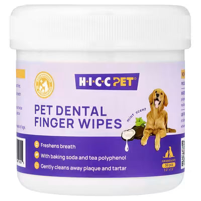 Toallitas dentales para perros y gatos 50pz