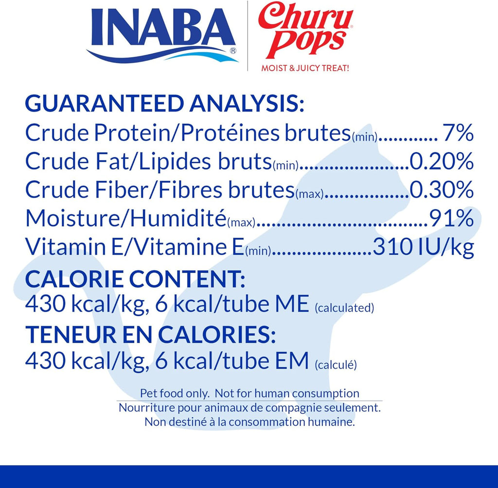 CHURU Pops Alimento p/Gato Tuna Recipe (4ct)