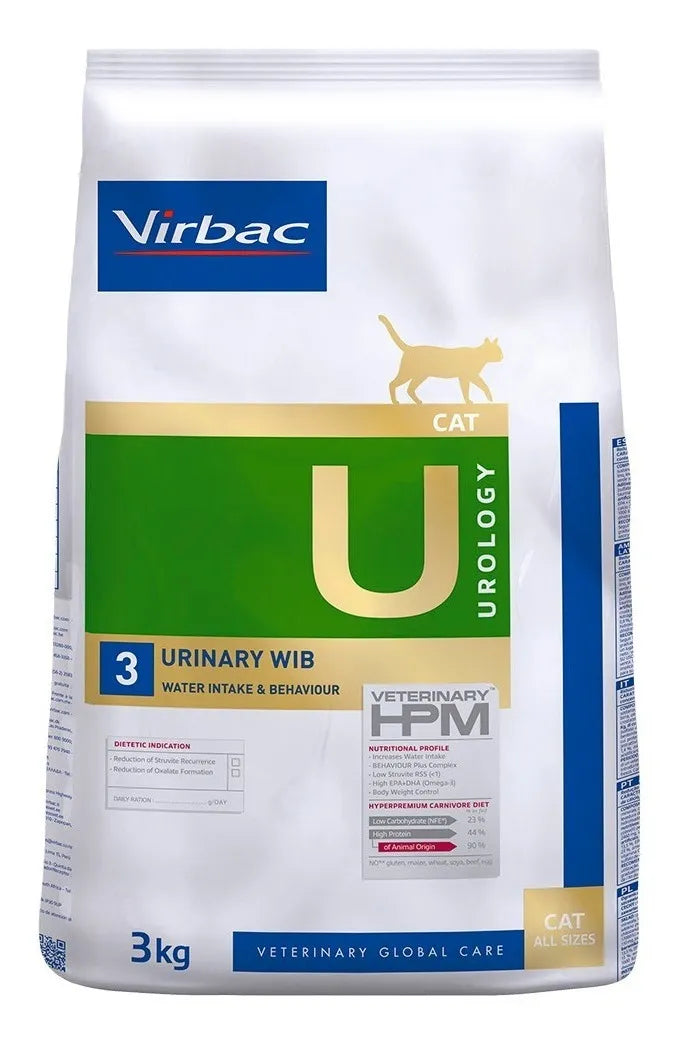 Virbac HPM Alimento p/Gato Urinario Wib Fase 3 (3kg.)