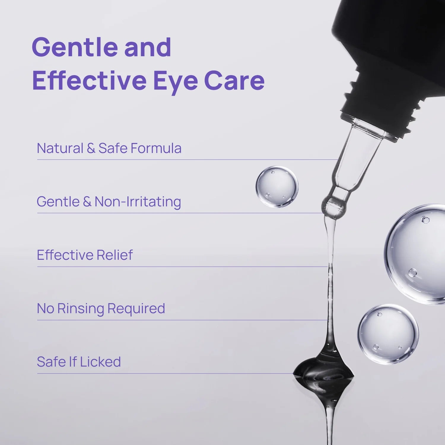 Gel para aliviar los ojos de perros y gatos