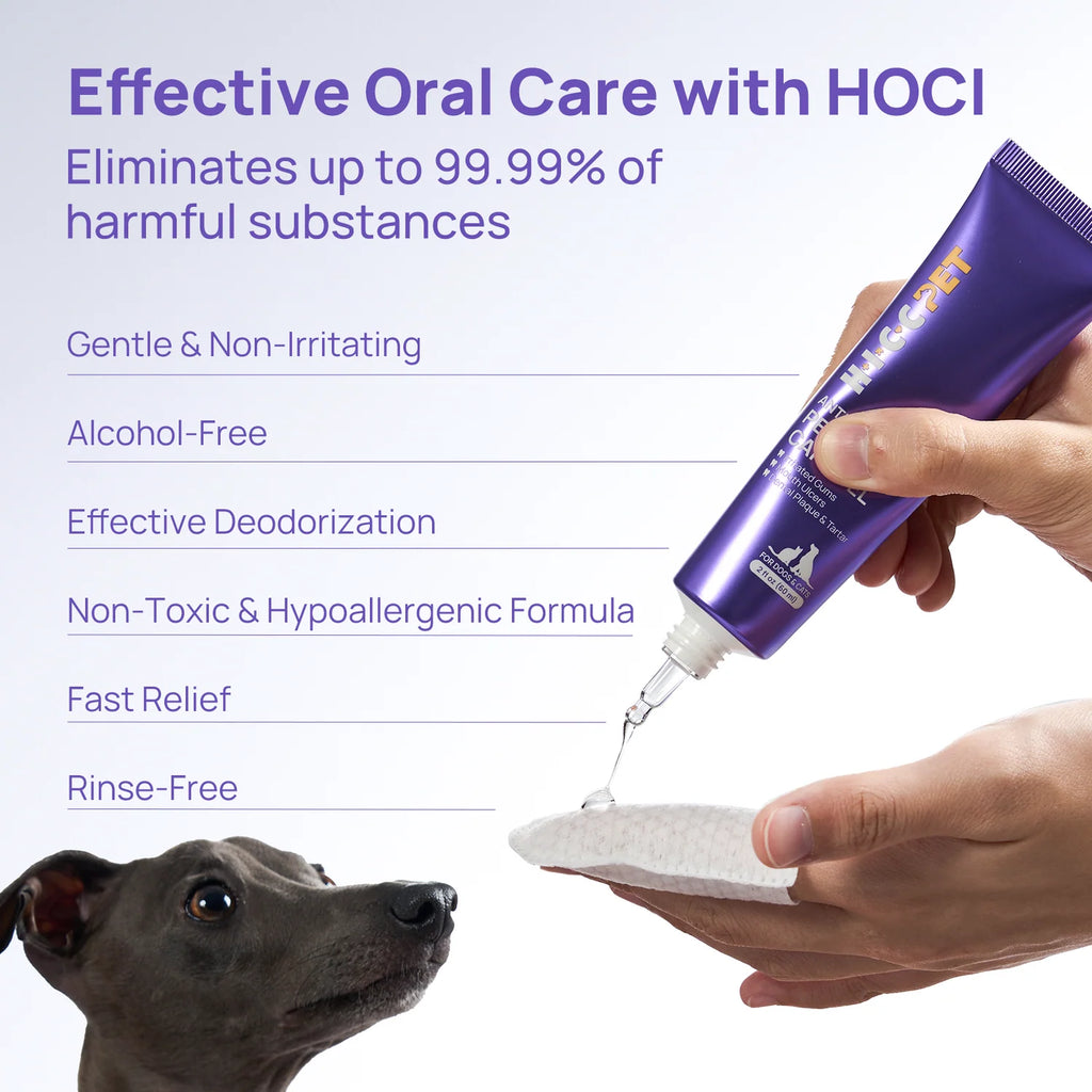 Gel para el cuidado bucal de perros y gatos