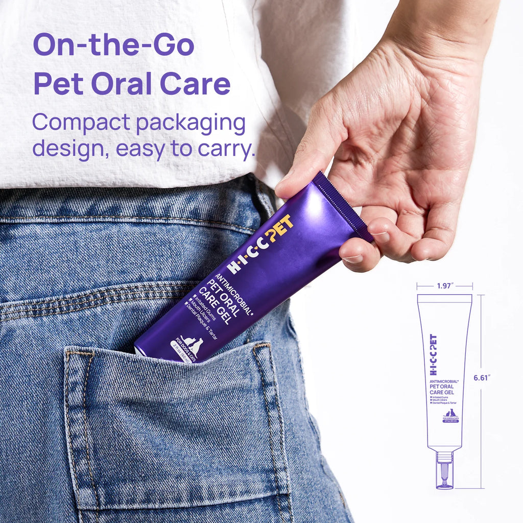Gel para el cuidado bucal de perros y gatos