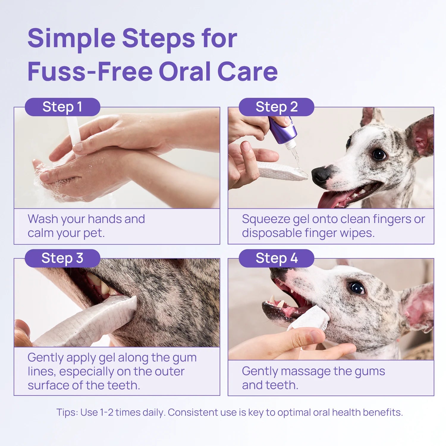 Gel para el cuidado bucal de perros y gatos
