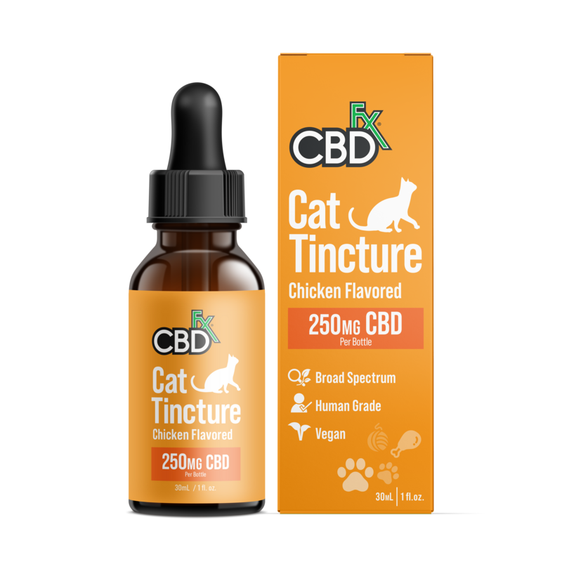 Tintura CBD 250mg para gatos