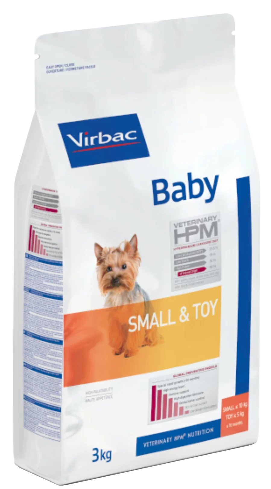 Virbac HPM Alimento p/Perro Baby Small & Toy (3kg.)