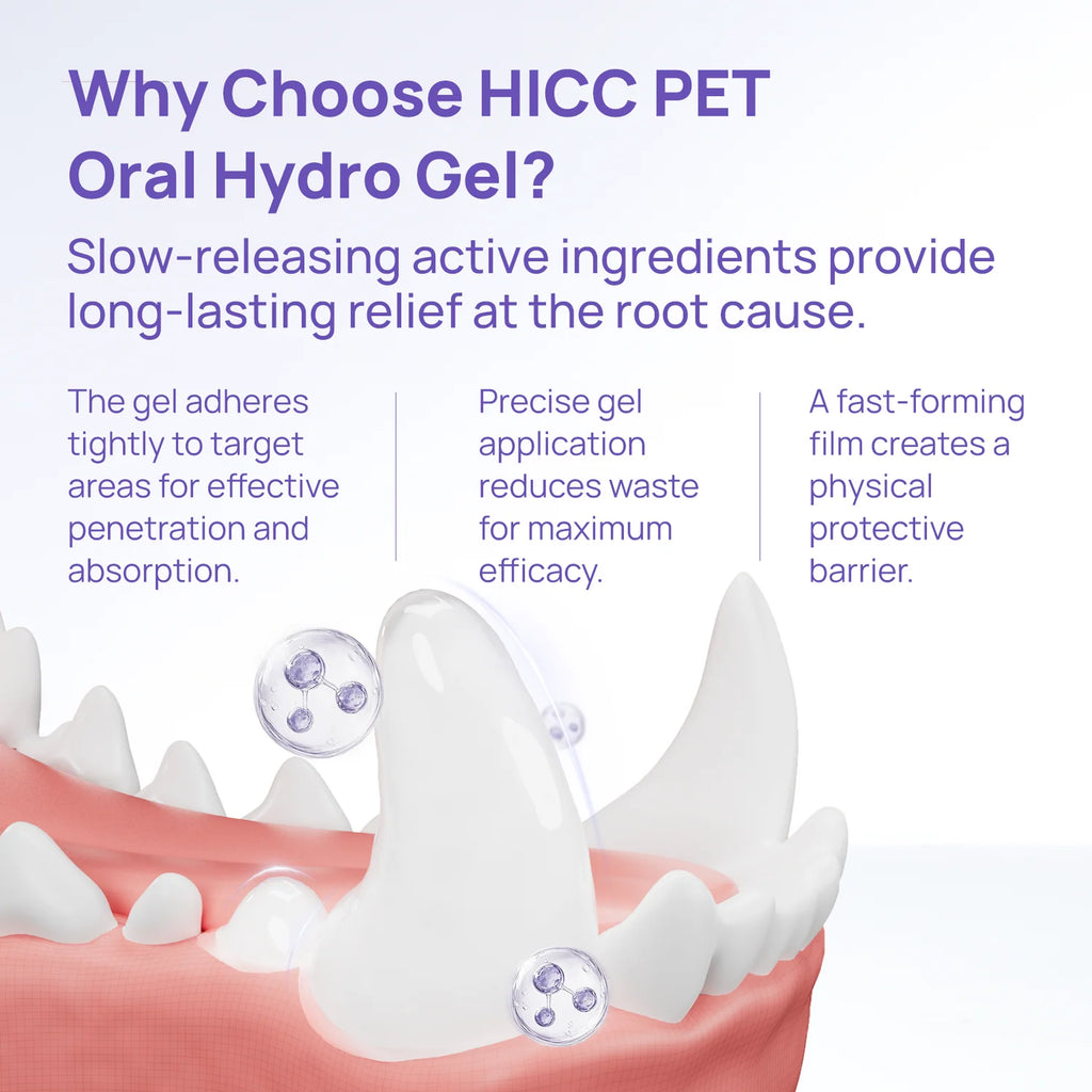 Gel para el cuidado bucal de perros y gatos