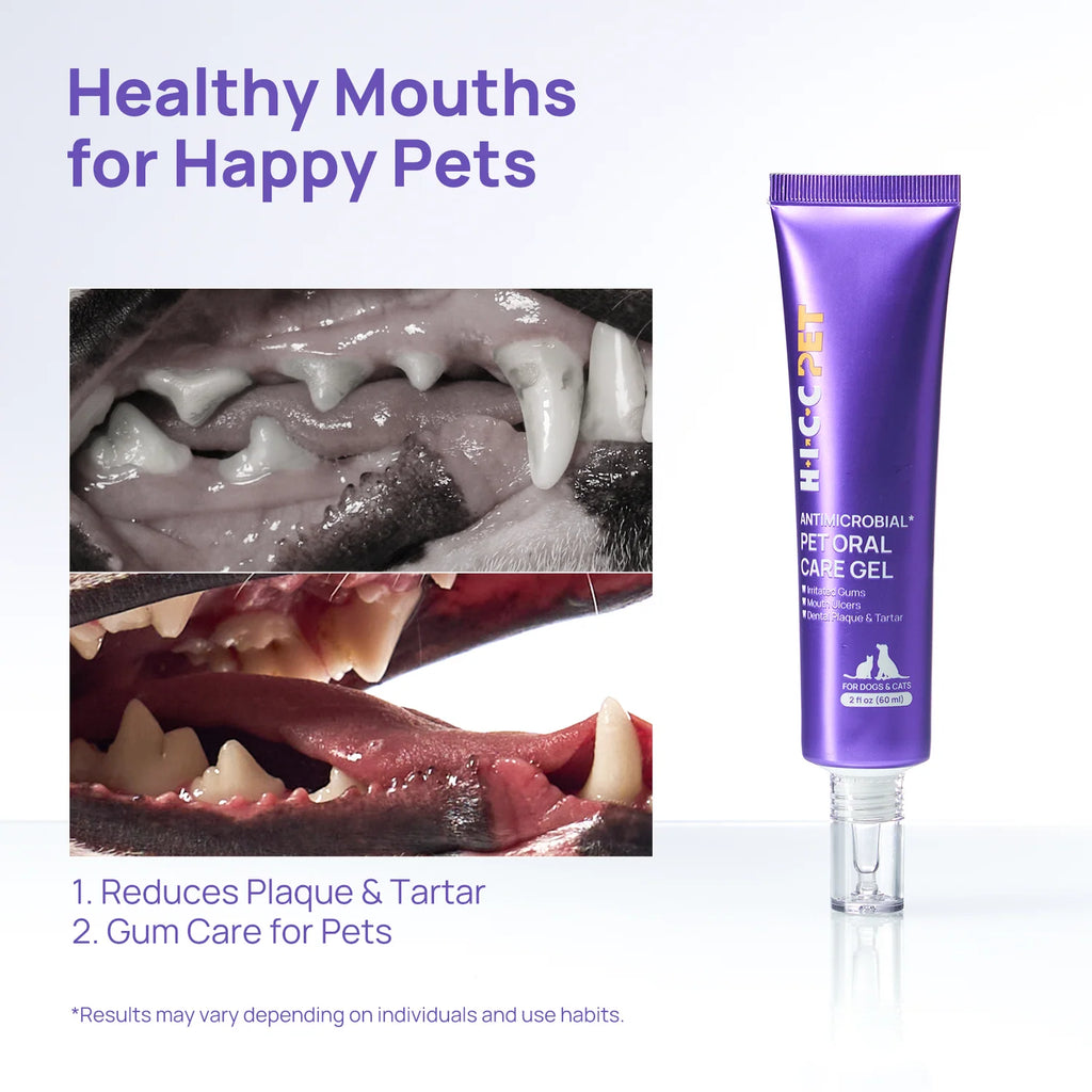 Gel para el cuidado bucal de perros y gatos