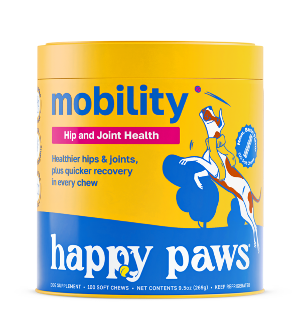Suplemento Dog Mobility masticable para perros, formulado para apoyar las articulaciones y mejorar la movilidad