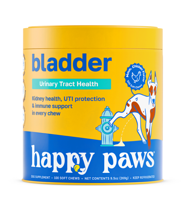 happy paws supplement dog bladder